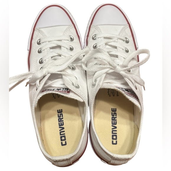 Converse Chuck Taylor All Star White Sneakers Women’s 8 / Men’s 6 - Picture 8 of 12